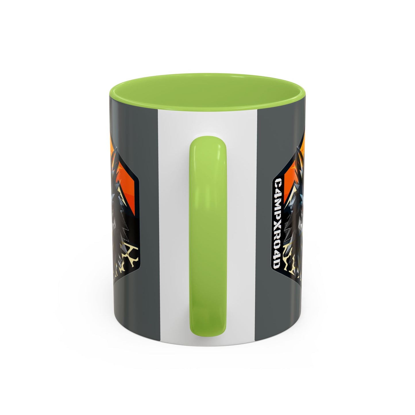 C4MPXRO4D Wolf Shield Camper Badge Mug | Accent Coffee Mug 11oz 15oz