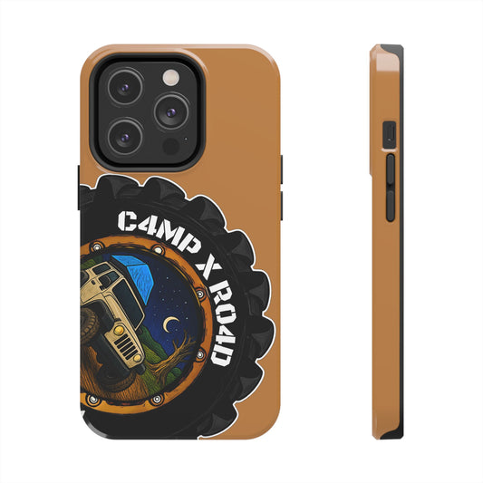 C4MPXRO4D Camper Badge Phone Case | Tough Phone Case