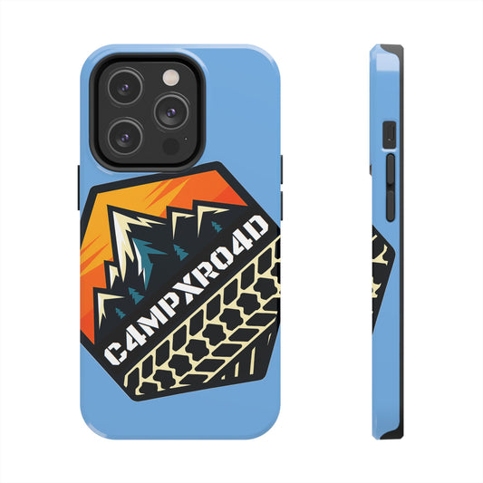 C4MPXRO4D Hexa Shield Camper Badge Phone Case | Tough Phone Case