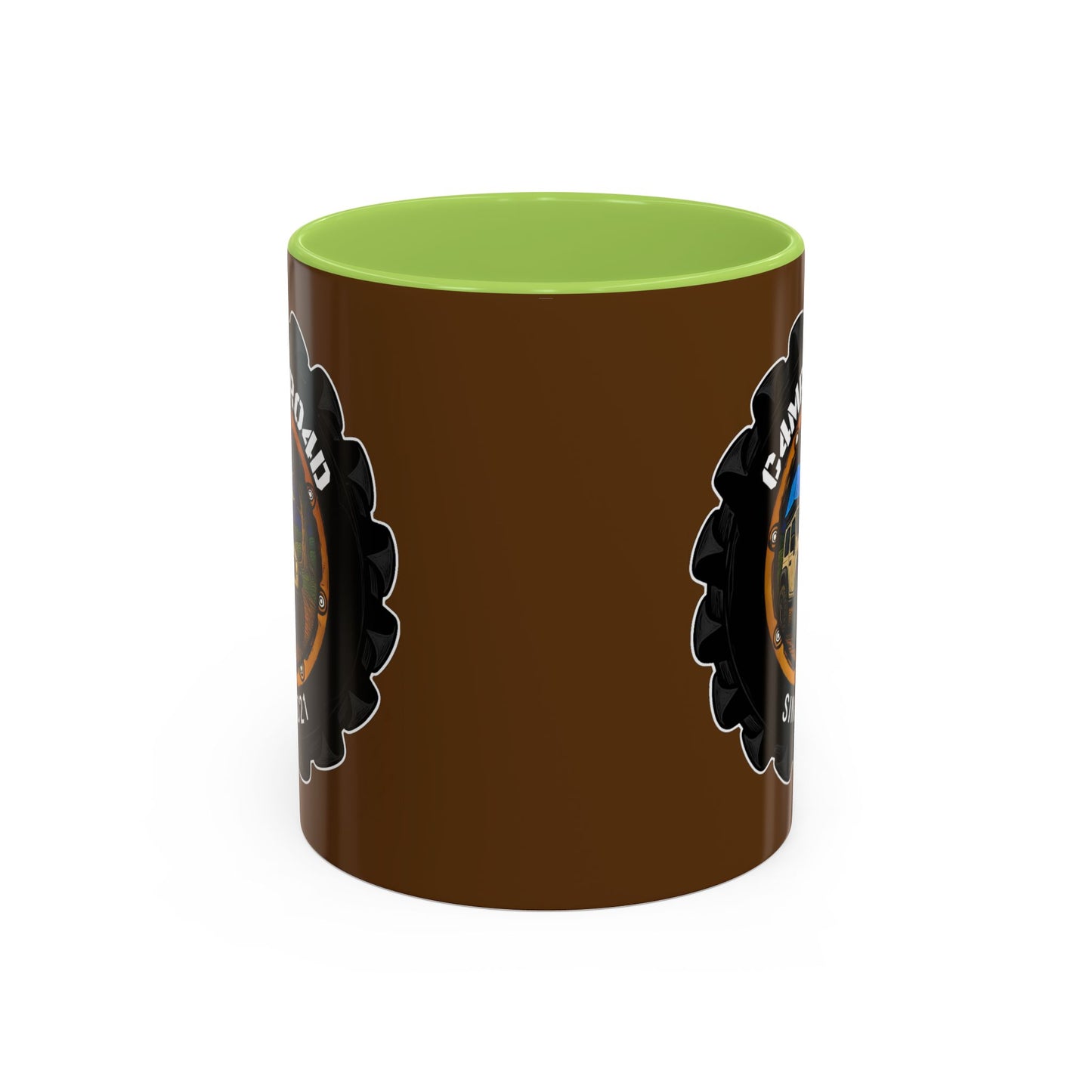 C4MPXRO4D Camper Badge Mug | Accent Coffee Mug 11oz 15oz