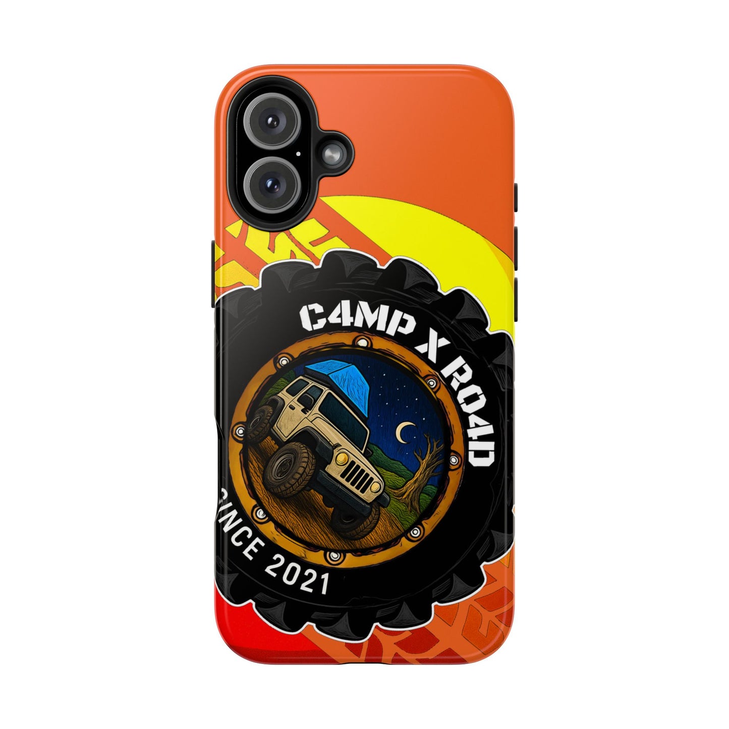 C4MPXRO4D Summer Camper Badge Phone Case | Tough Phone Case