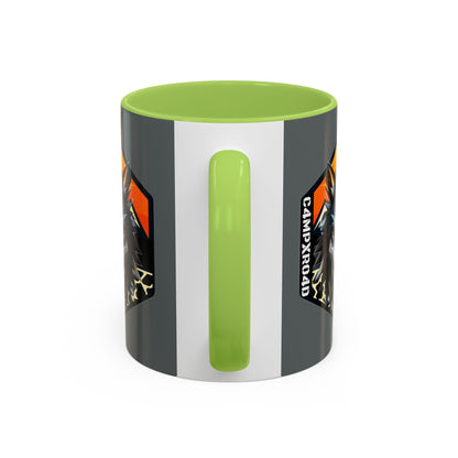 C4MPXRO4D Wolf Shield Camper Badge Mug | Accent Coffee Mug 11oz 15oz