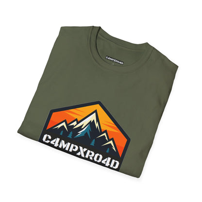 C4MPXRO4D Hexa Shield Camper Badge Soft Tee | Graphic T-Shirt