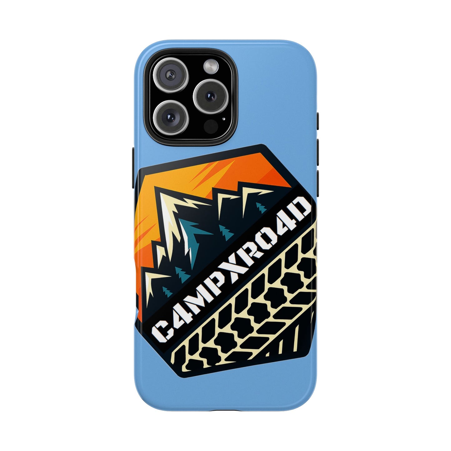 C4MPXRO4D Hexa Shield Camper Badge Phone Case | Tough Phone Case