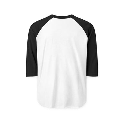 C4MPXRO4D Rounded Shield Camper Badge Raglan Shirt | Gaming Code Baseball Tee