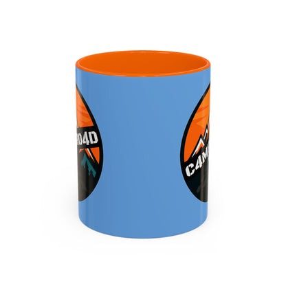 C4MPXRO4D Rounded Shield Camper Badge Mug | Accent Coffee Mug 11oz 15oz