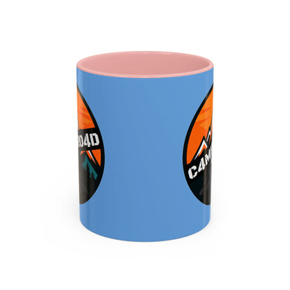 C4MPXRO4D Rounded Shield Camper Badge Mug | Accent Coffee Mug 11oz 15oz