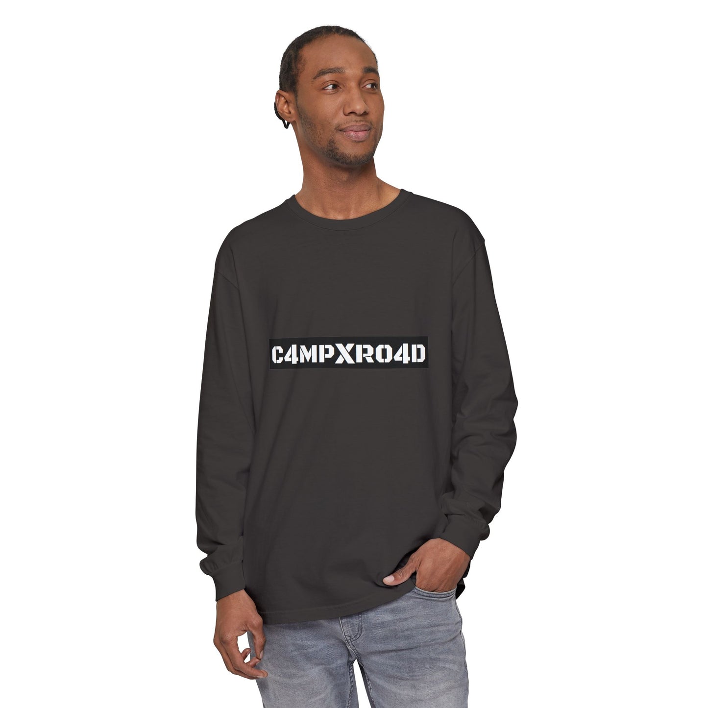 C4MPXR04D Barcode Logo T-Shirt | Long Sleeve