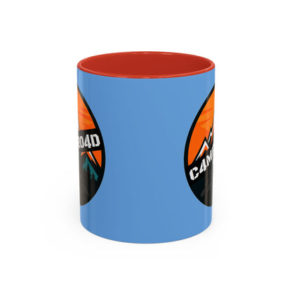 C4MPXRO4D Rounded Shield Camper Badge Mug | Accent Coffee Mug 11oz 15oz
