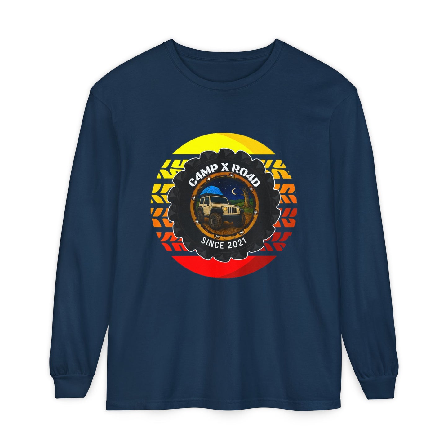 C4MPXRO4D Summer Camper Badge T-Shirt | Long Sleeve