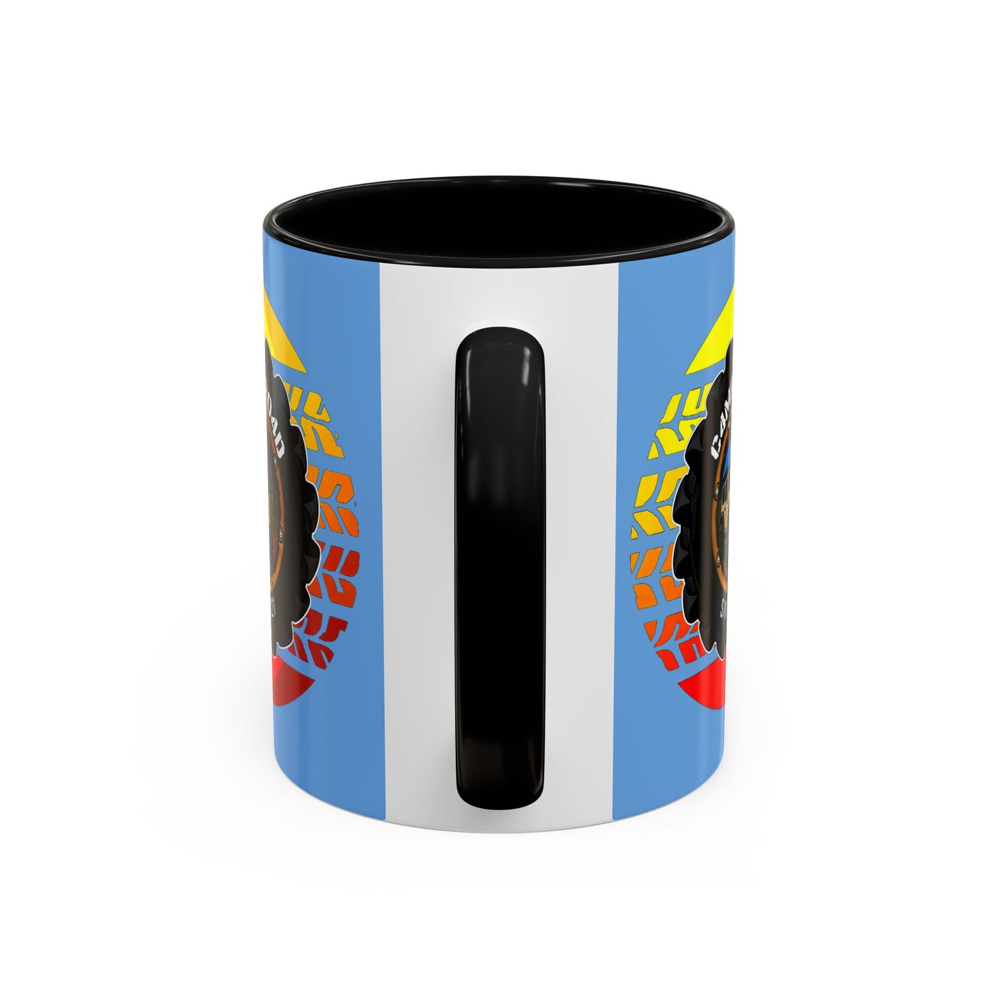 C4MPXRO4D Summer Camper Badge Mug | Accent Coffee Mug 11oz 15oz