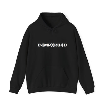 C4MPXR04D code logo Hoodie | Black streetwear graphic sweatshirt