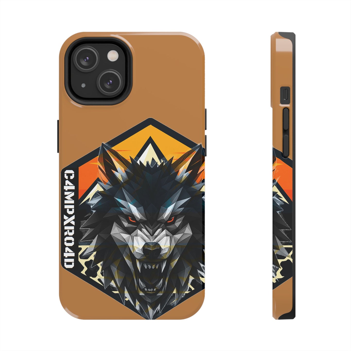 C4MPXRO4D Wolf Shield Camper Badge Phone Case | Tough Phone Case