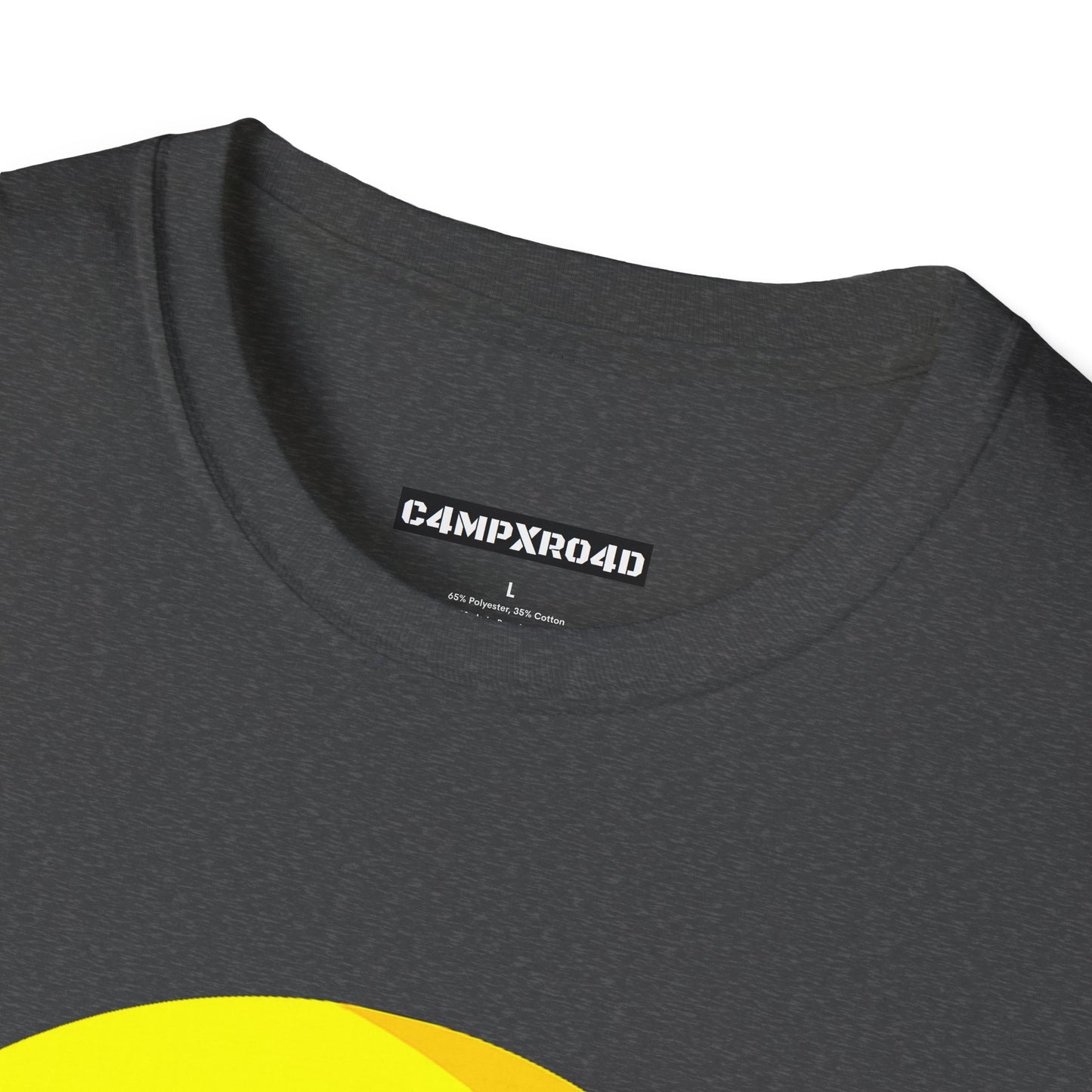 C4MPXRO4D Summer Camper Badge Soft Tee | Graphic T-Shirt