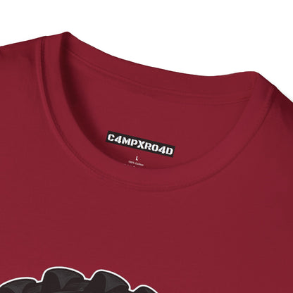 C4MPXRO4D Camper Badge Soft Tee | Graphic T-Shirt
