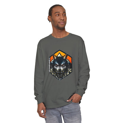 C4MPXRO4D Wolf Shield Camper Badge T-Shirt | Long Sleeve