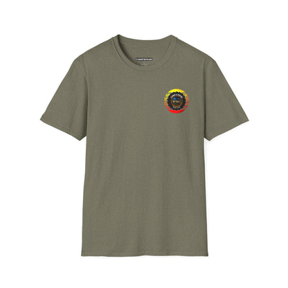 C4MPXRO4D Tiny Summer Camper Badge Soft Tee | Graphic T-Shirt