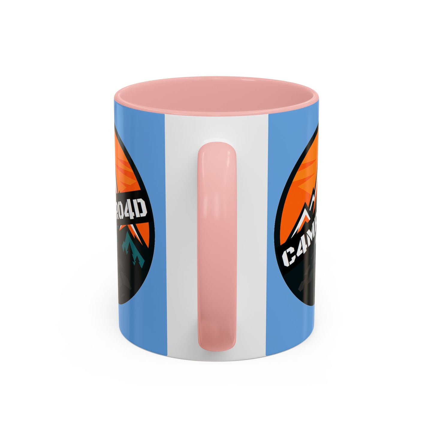 C4MPXRO4D Rounded Shield Camper Badge Mug | Accent Coffee Mug 11oz 15oz