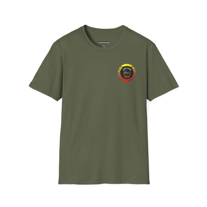 C4MPXRO4D Tiny Summer Camper Badge Soft Tee | Graphic T-Shirt