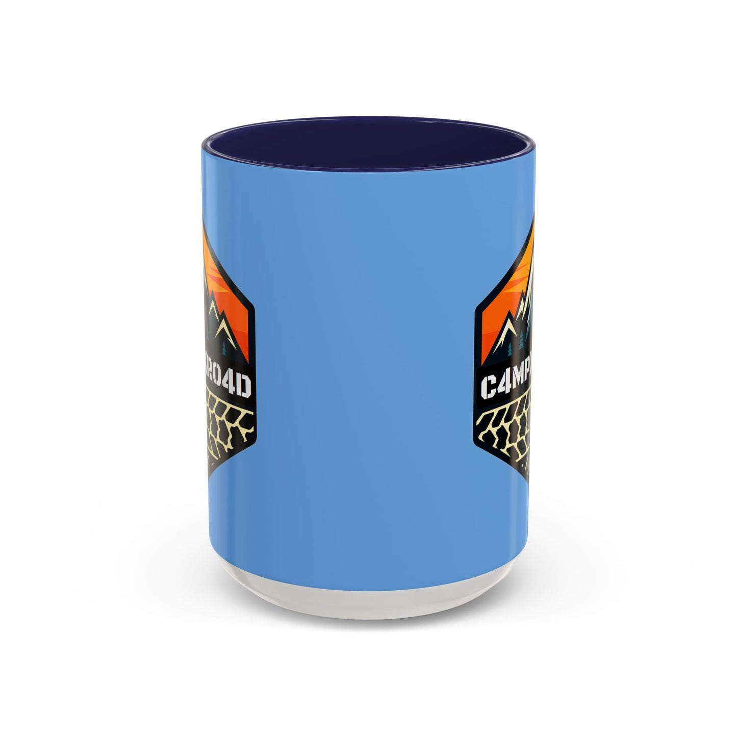C4MPXRO4D Hexa Shield Camper Badge Mug | Accent Coffee Mug 11oz 15oz