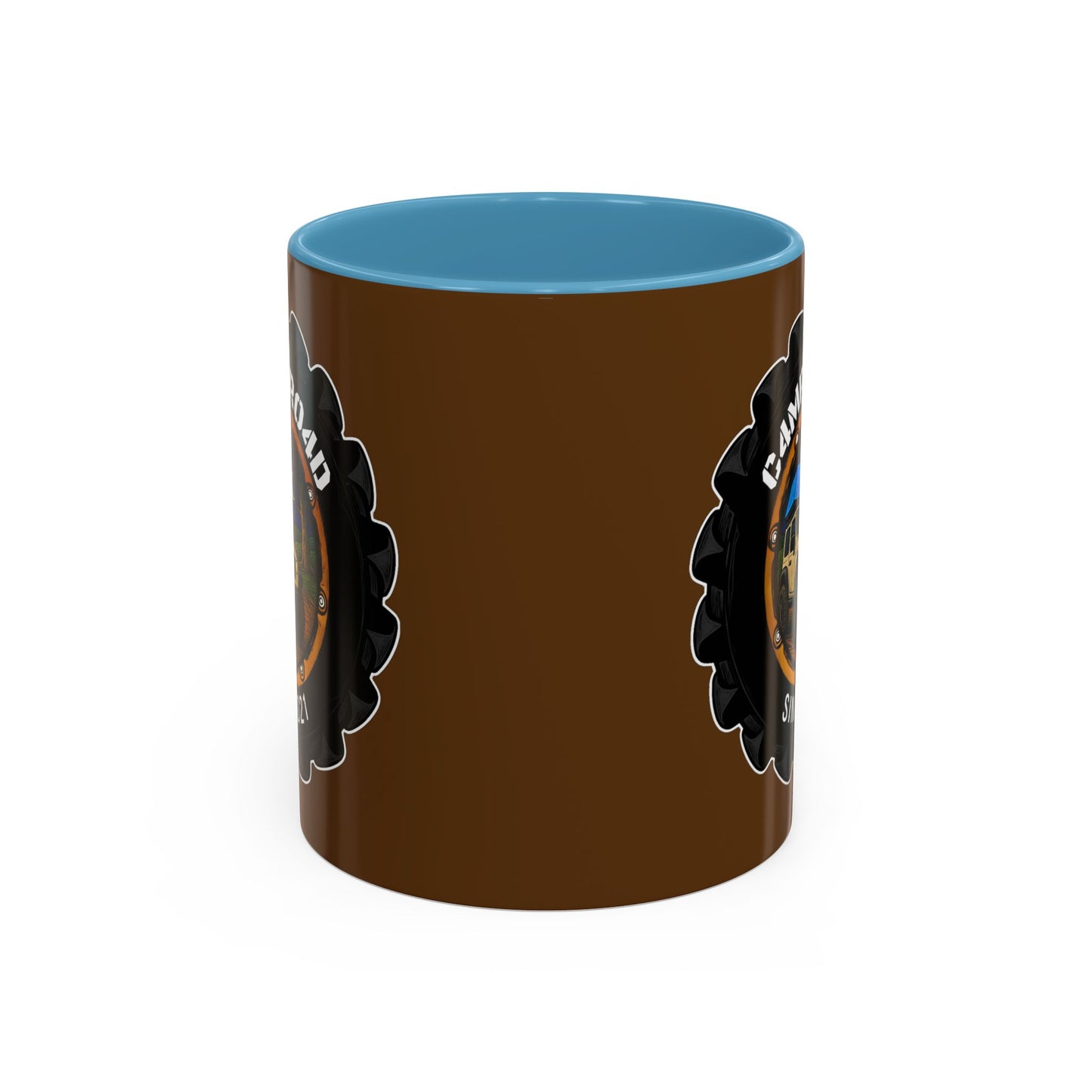 C4MPXRO4D Camper Badge Mug | Accent Coffee Mug 11oz 15oz