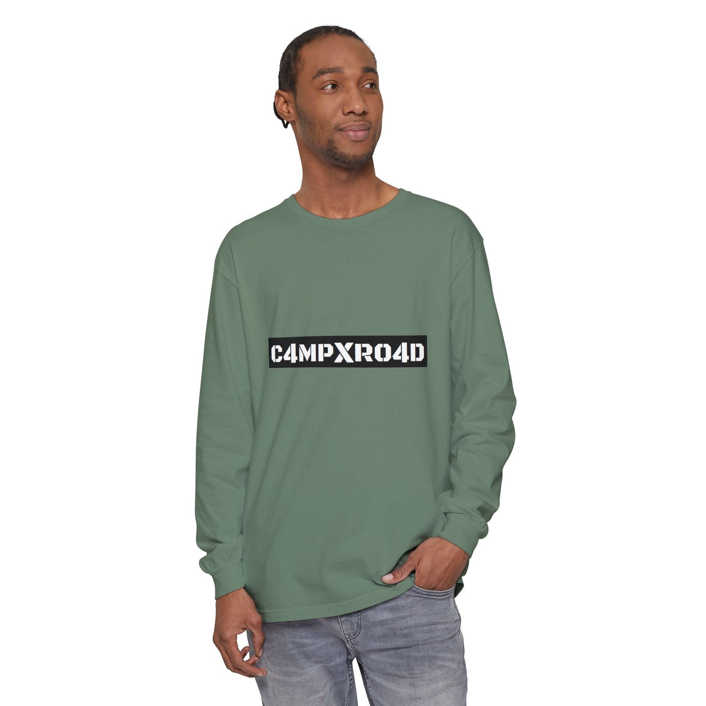C4MPXR04D Barcode Logo T-Shirt | Long Sleeve