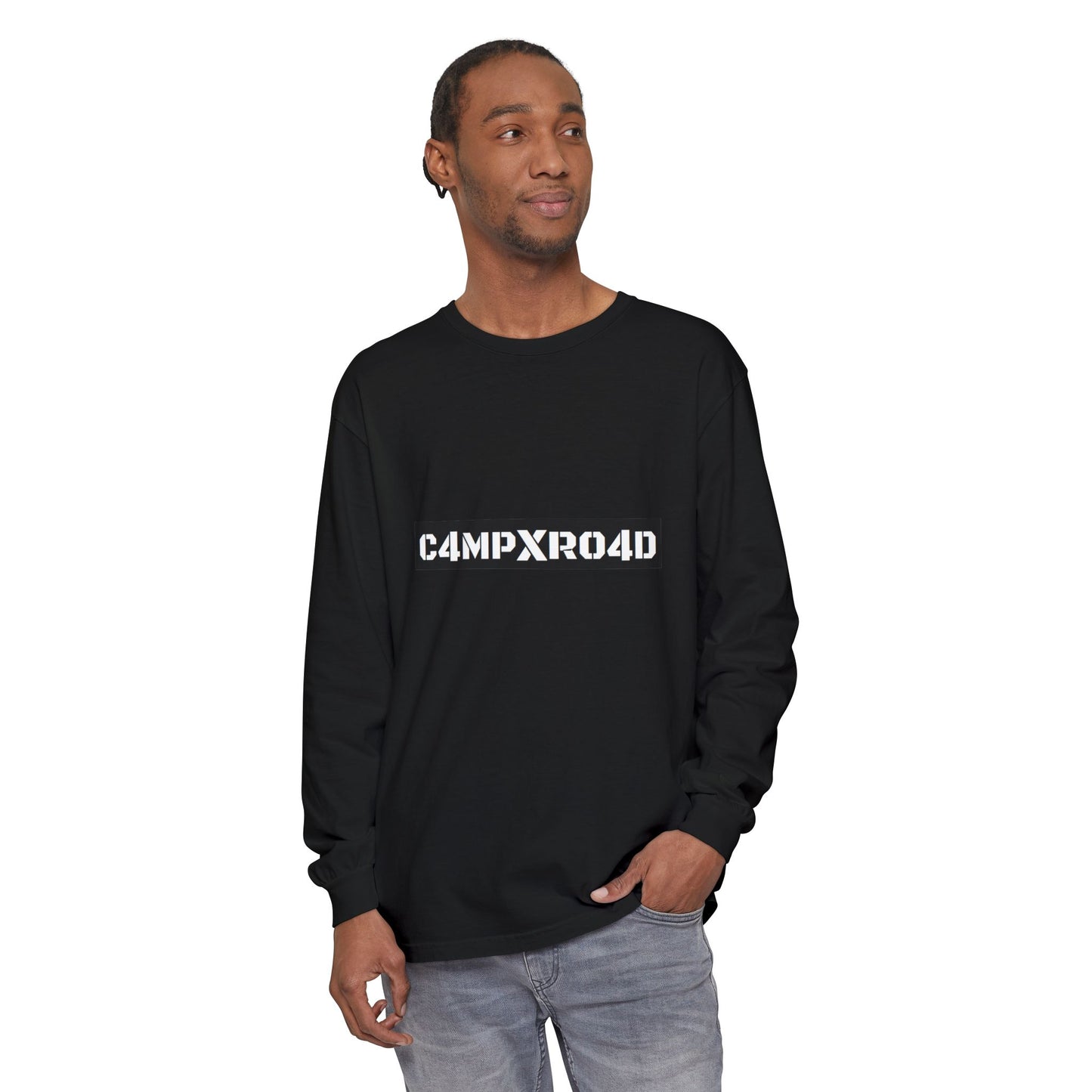 C4MPXR04D Barcode Logo T-Shirt | Long Sleeve