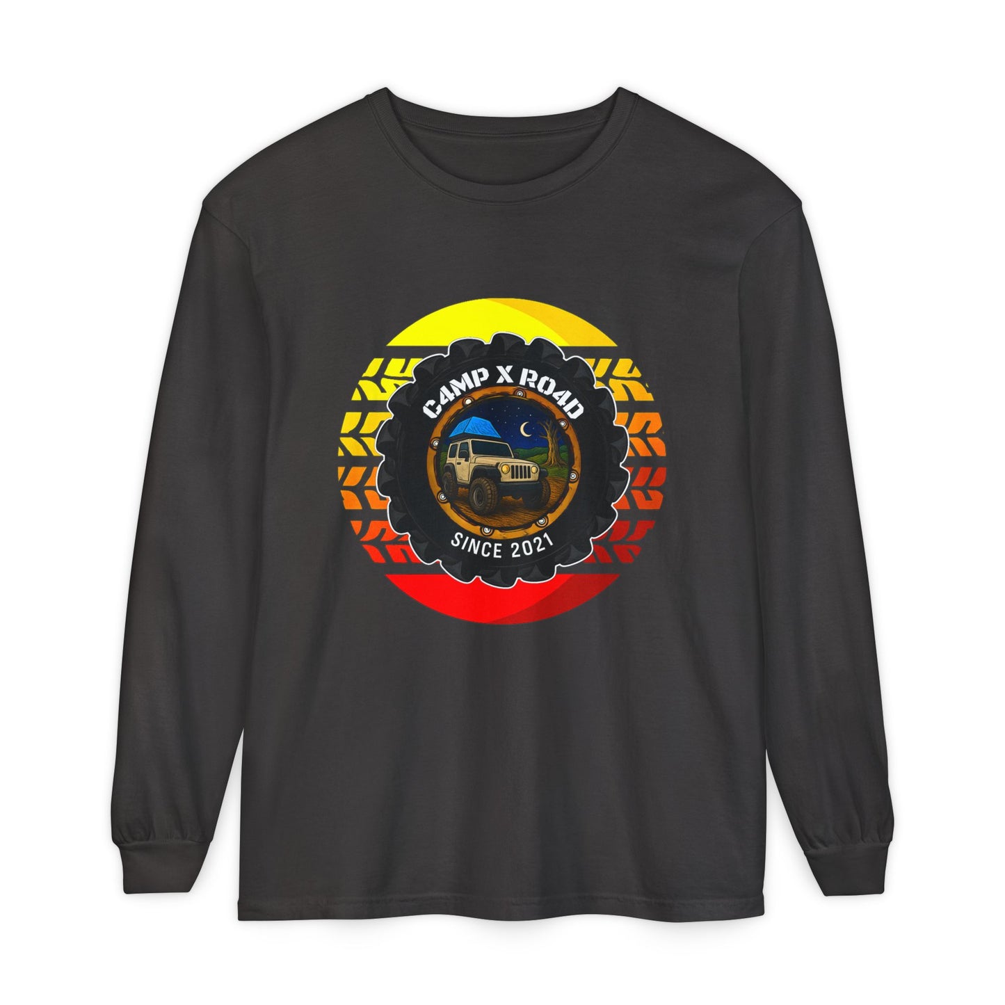 C4MPXRO4D Summer Camper Badge T-Shirt | Long Sleeve