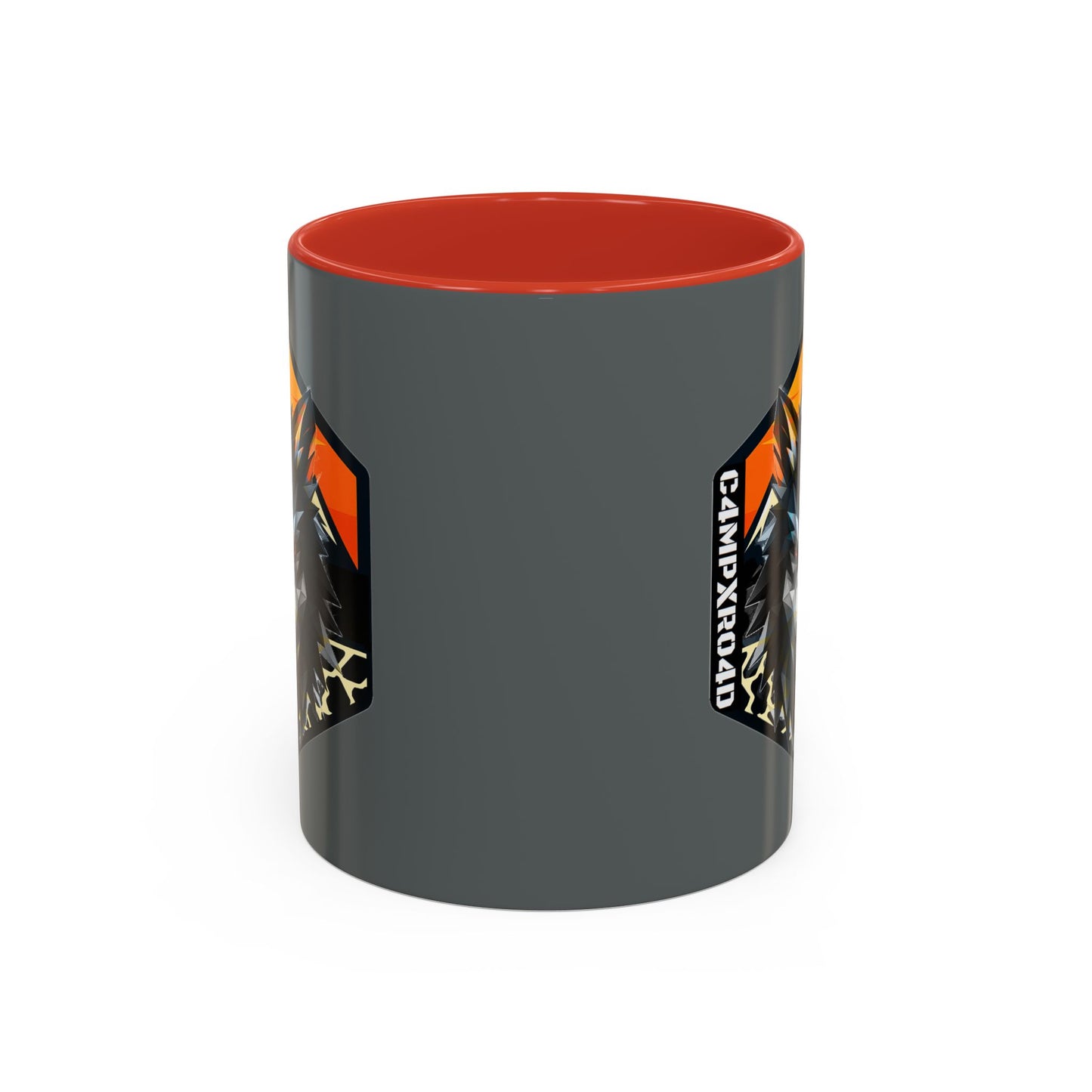 C4MPXRO4D Wolf Shield Camper Badge Mug | Accent Coffee Mug 11oz 15oz