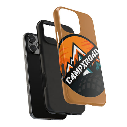 C4MPXRO4D Rounded Shield Camper Badge Phone Case | Tough Phone Case