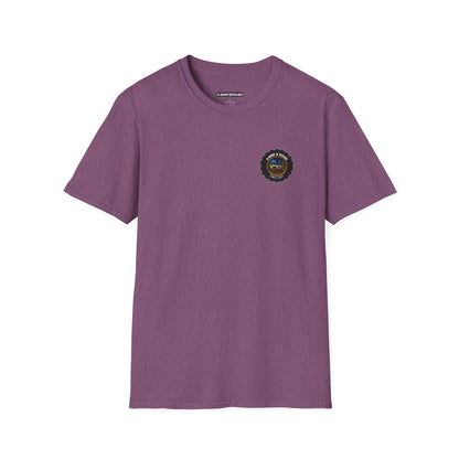 C4MPXRO4D Tiny Camper Badge Soft Tee | Graphic T-Shirt