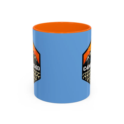 C4MPXRO4D Hexa Shield Camper Badge Mug | Accent Coffee Mug 11oz 15oz