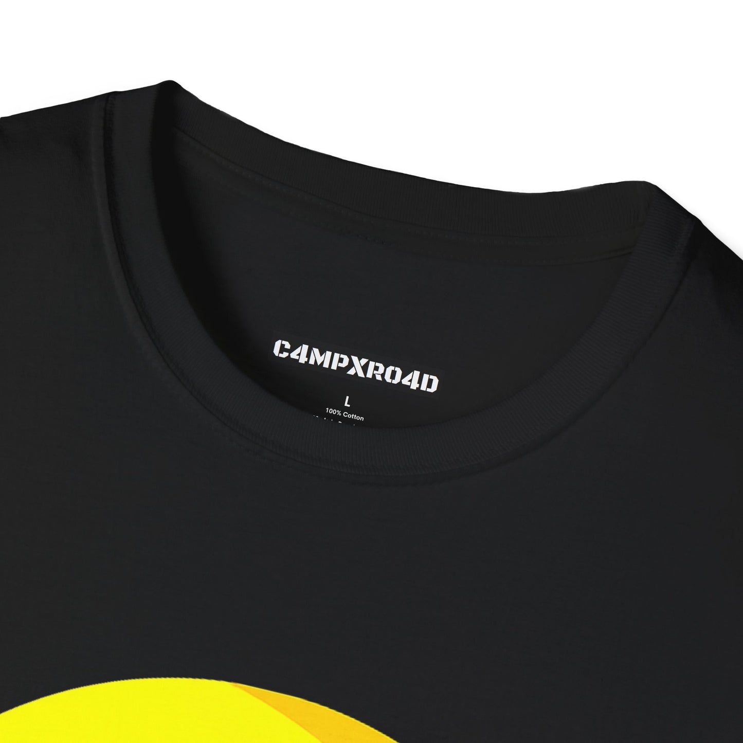 C4MPXRO4D Summer Camper Badge Soft Tee | Graphic T-Shirt