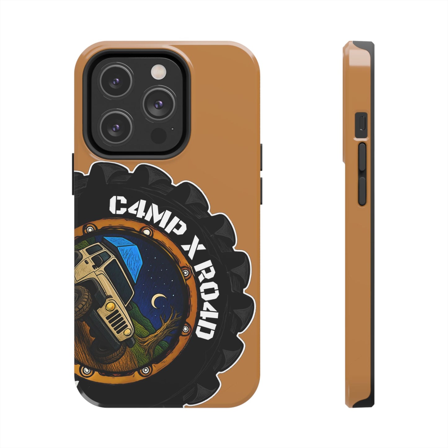 C4MPXRO4D Camper Badge Phone Case | Tough Phone Case