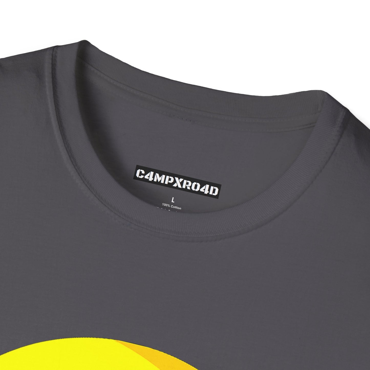 C4MPXRO4D Summer Camper Badge Soft Tee | Graphic T-Shirt