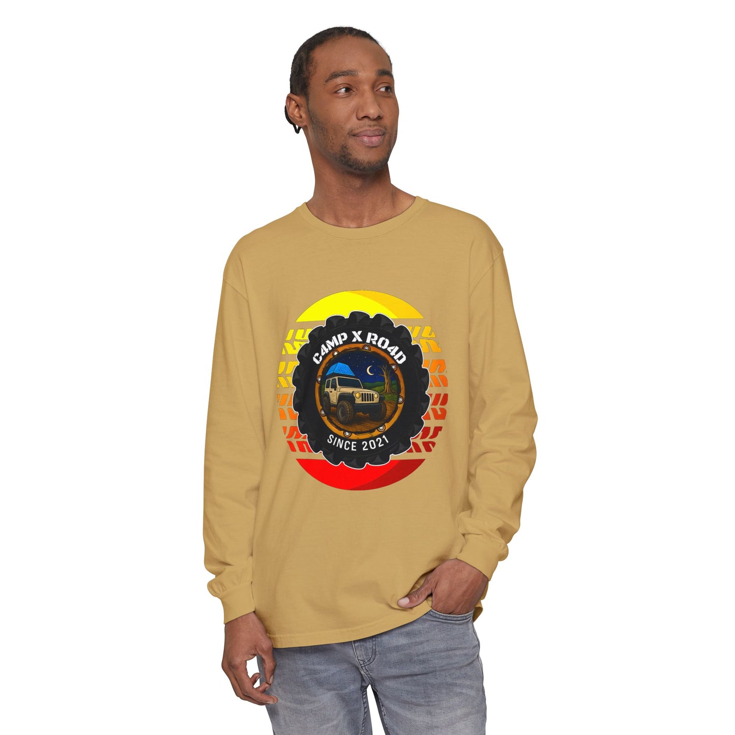C4MPXRO4D Summer Camper Badge T-Shirt | Long Sleeve