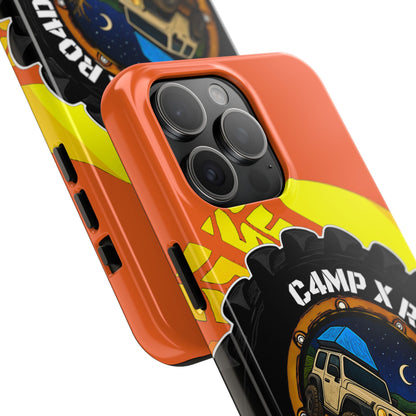 C4MPXRO4D Summer Camper Badge Phone Case | Tough Phone Case