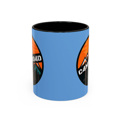 C4MPXRO4D Rounded Shield Camper Badge Mug | Accent Coffee Mug 11oz 15oz