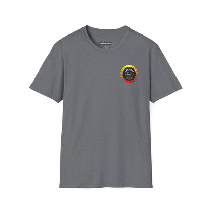 C4MPXRO4D Tiny Summer Camper Badge Soft Tee | Graphic T-Shirt