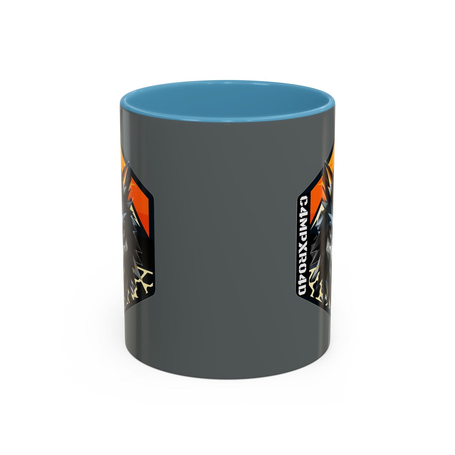 C4MPXRO4D Wolf Shield Camper Badge Mug | Accent Coffee Mug 11oz 15oz