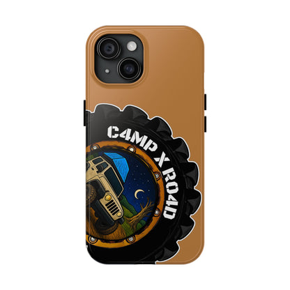 C4MPXRO4D Camper Badge Phone Case | Tough Phone Case