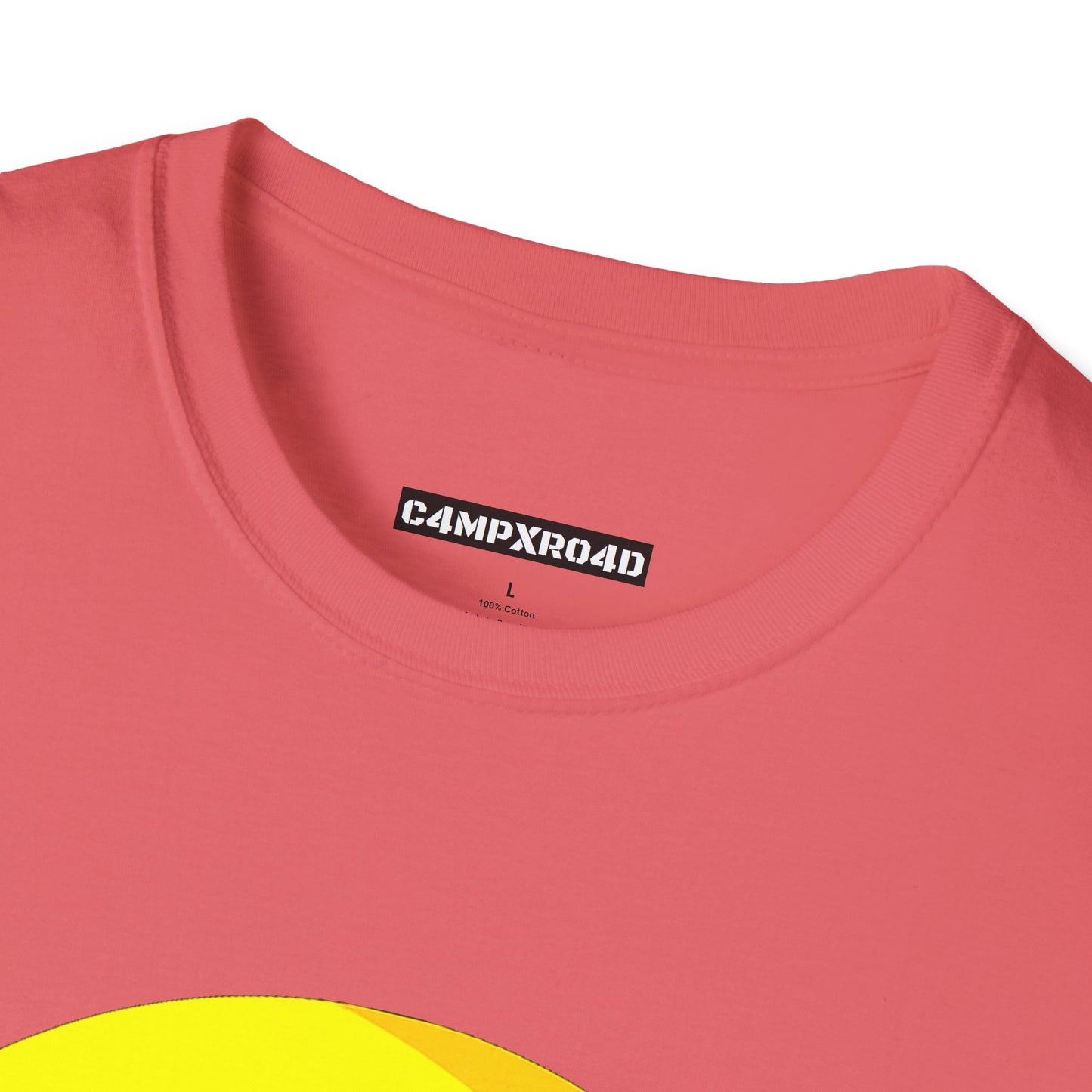 C4MPXRO4D Summer Camper Badge Soft Tee | Graphic T-Shirt