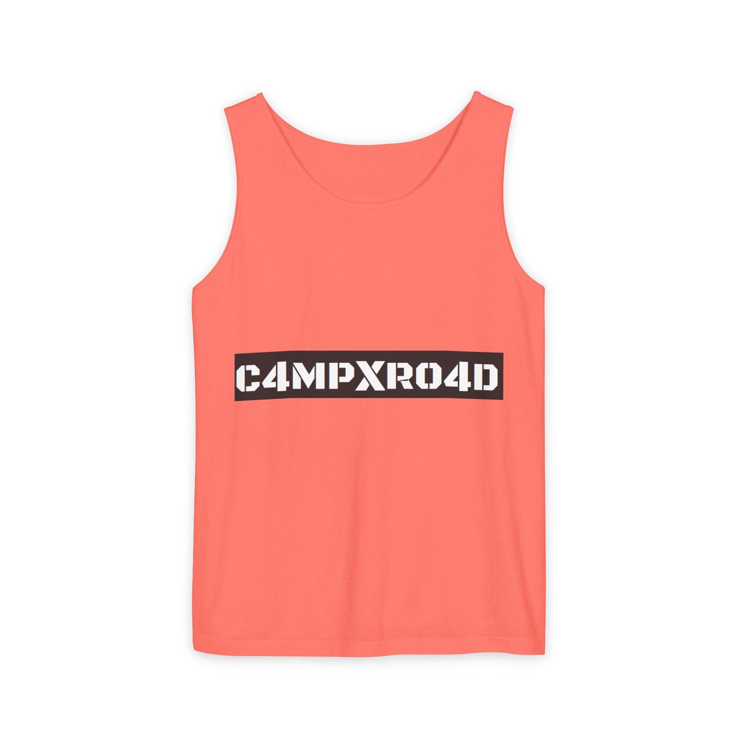 C4MPXR04D logo Tank Top | Graphic camping text tee