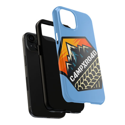 C4MPXRO4D Hexa Shield Camper Badge Phone Case | Tough Phone Case