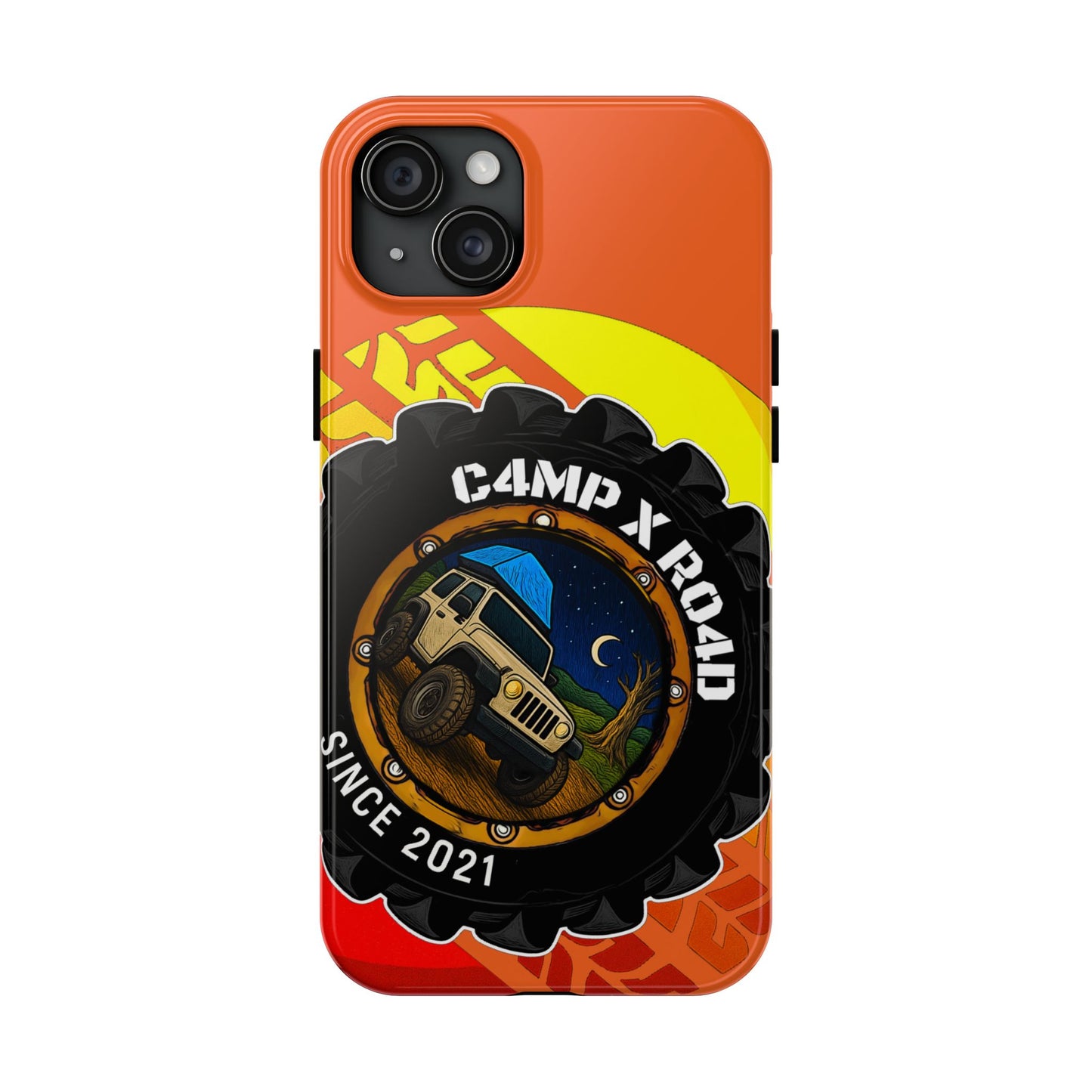 C4MPXRO4D Summer Camper Badge Phone Case | Tough Phone Case