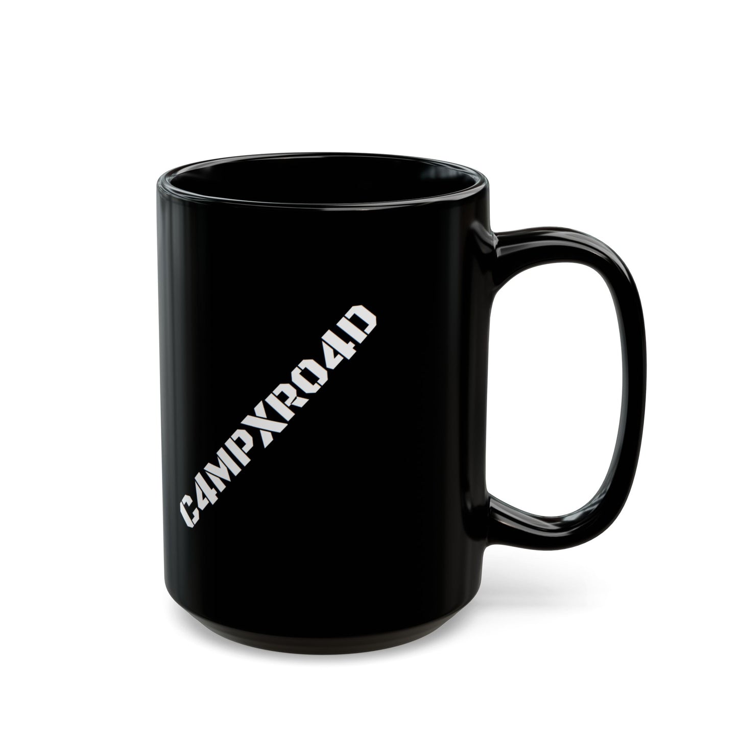 C4MPXR04D Text Design Mug | Black Ceramic Coffee Mug