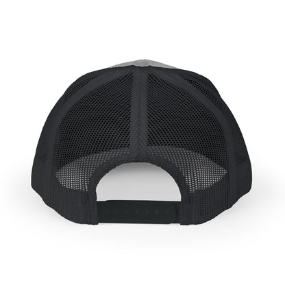 C4MPXRO4D Camper Badge Cap | Trucker Snapback Mesh Hat