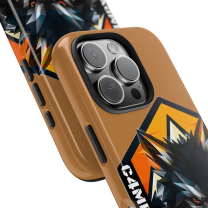 C4MPXRO4D Wolf Shield Camper Badge Phone Case | Tough Phone Case