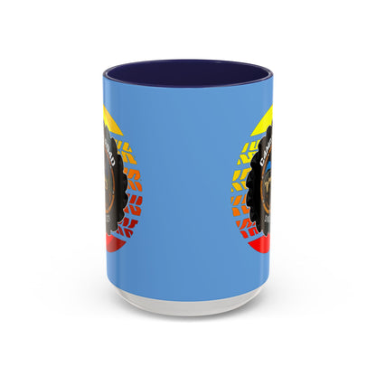 C4MPXRO4D Summer Camper Badge Mug | Accent Coffee Mug 11oz 15oz