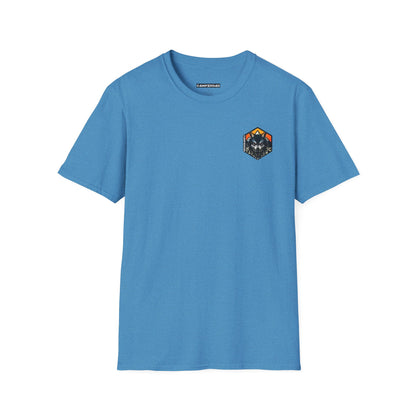 C4MPXRO4D Tiny Wolf Shield Camper Badge Soft Tee | Graphic T-Shirt